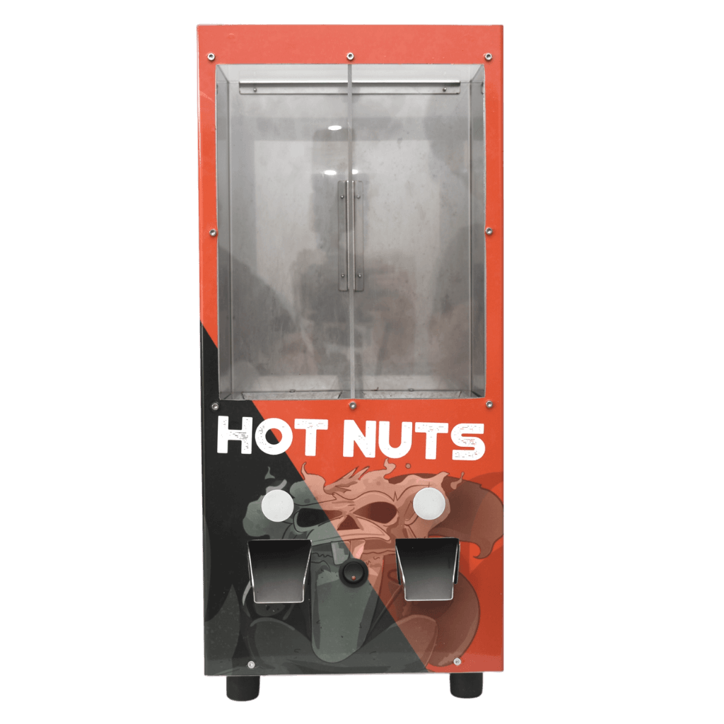 Hot nuts vending machine