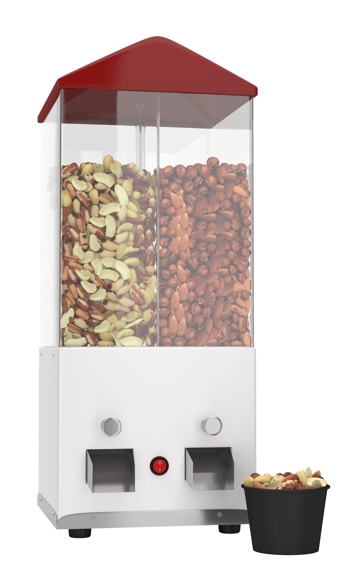 Hot nuts vending machine